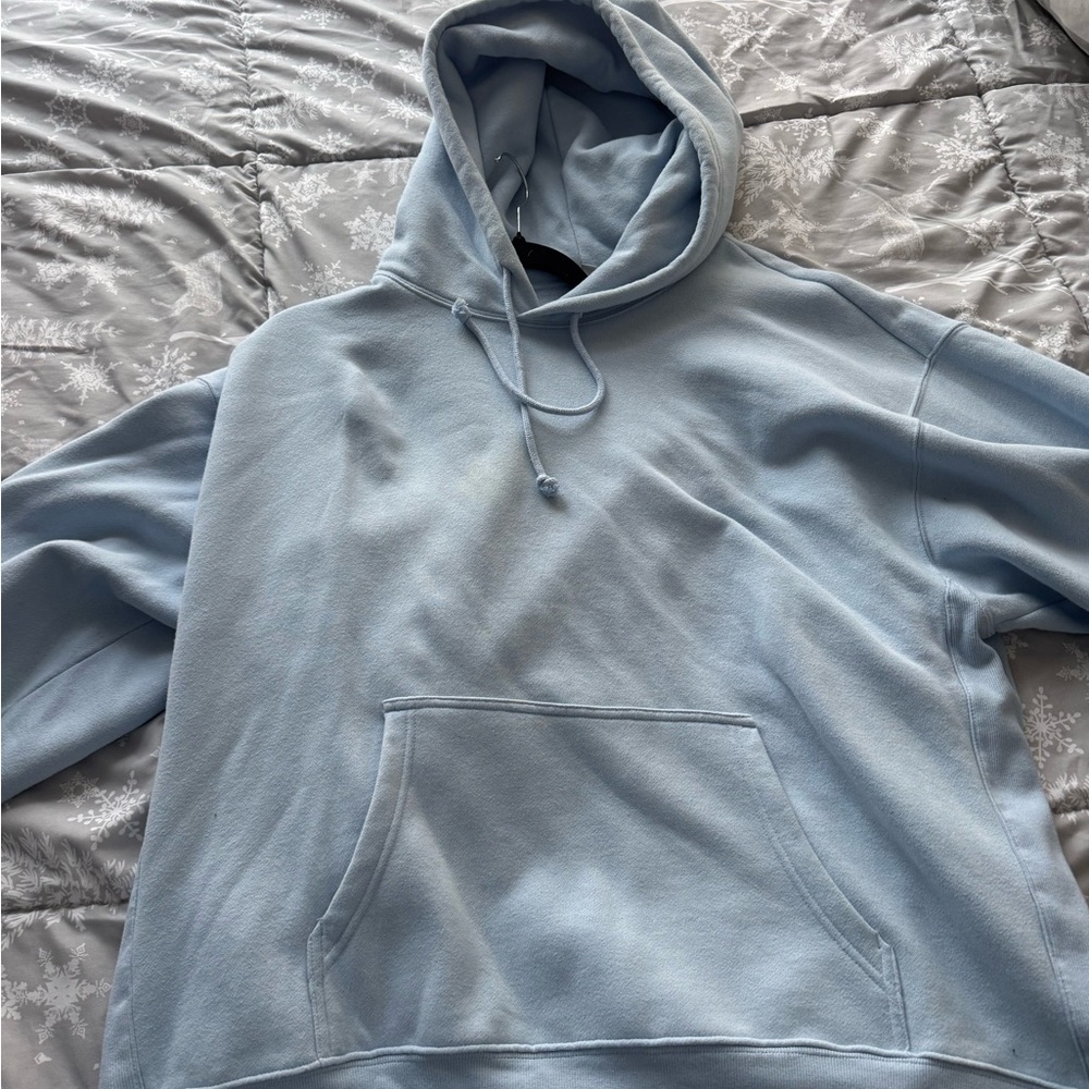 Aritzia Light Blue Boyfriend TNA Hoodie